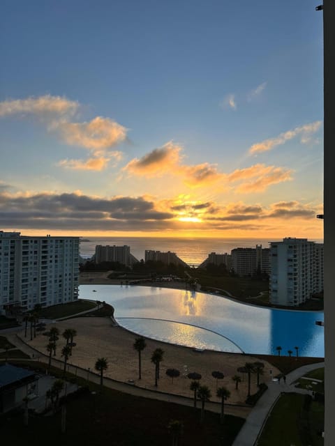 Natural landscape, Pool view, Sea view, Sunset