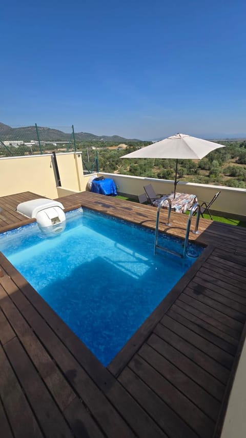 Natural landscape, Mountain view, Pool view, Swimming pool