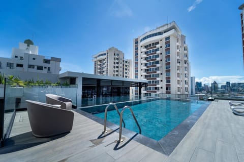 Seating area, Pool view