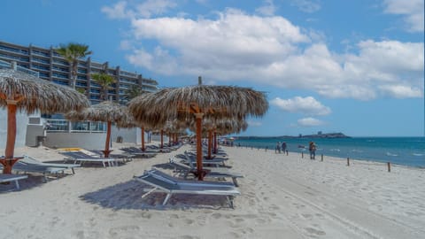 Property building, Day, Beach, sunbed