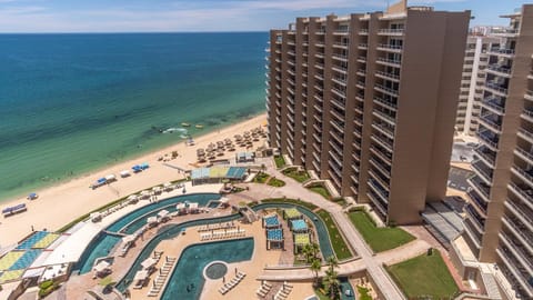 Property building, Day, Bird's eye view, Sea view, Swimming pool