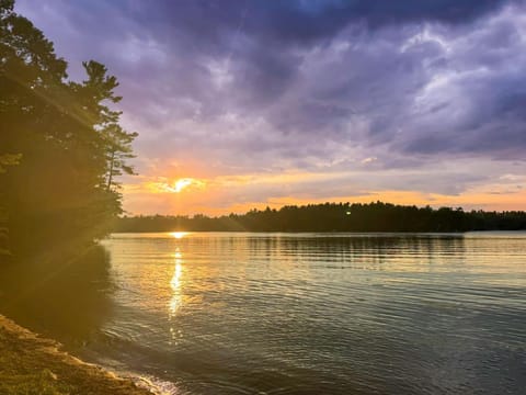 New 5BR Lakehouse on Round Lake Private Waterfront Estate Dock Fire Pit Panoramic Lake Views House in Wisconsin