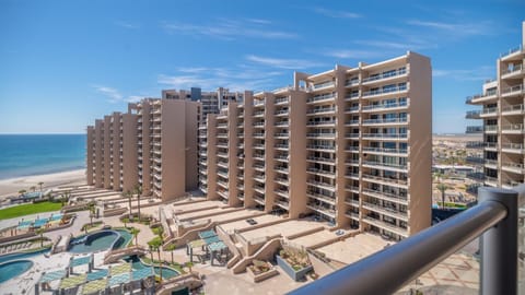 Property building, Day, View (from property/room), Beach, Pool view, Sea view, Swimming pool