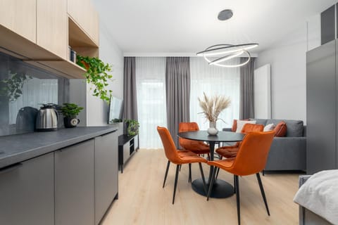 Kitchen or kitchenette, Living room, Seating area