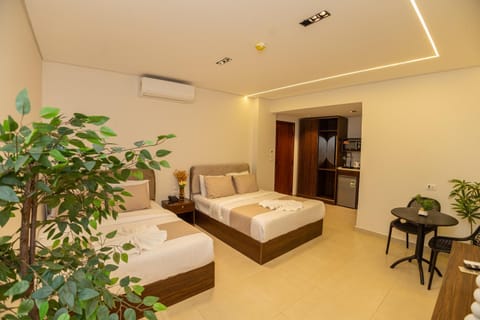 Bed, TV and multimedia, Photo of the whole room, Seating area, Bedroom, air conditioner