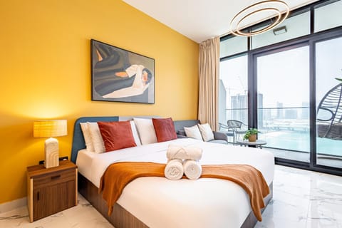 Fantastic Studio - Full Canal & Cleveland Views - 5 min walk from Cleveland, ADGM and Galleria - Perfect for Corporate Travelers - Big Balcony - Heart of Maryah Island Apartment in Abu Dhabi