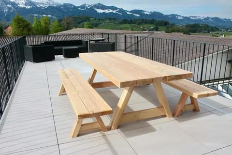 Natural landscape, Balcony/Terrace, Mountain view