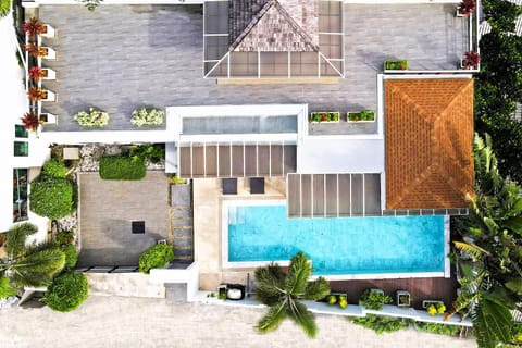 Property building, Patio, Day, Bird's eye view, Garden, Garden view, Pool view, Swimming pool, sunbed