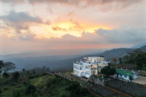 Property building, Mountain view, Sunrise, Sunset