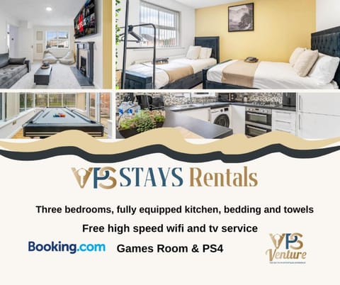 Family & Contractors Retreat Villa in The Royal Town of Sutton Coldfield