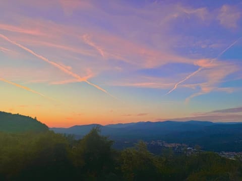Natural landscape, Mountain view, Sunset