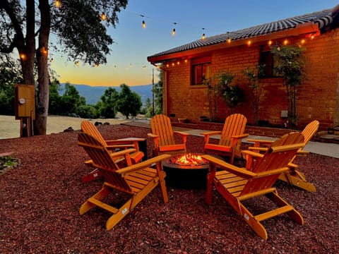Patio, Natural landscape, Seating area