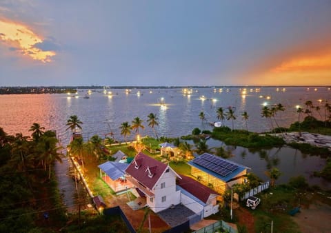 Natural landscape, Lake view, Sunset