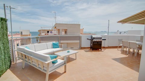 Patio, Day, View (from property/room), Balcony/Terrace, Seating area, Dining area, Sea view