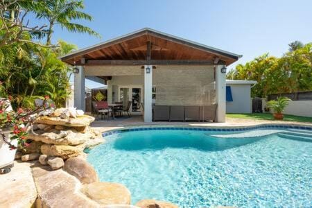 Private & Haven-ly Pool Home On Boating Canal House in Stock Island