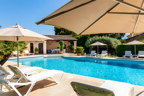 Property building, Living room, Swimming pool