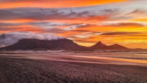 Nearby landmark, Natural landscape, Beach, Mountain view, Sea view, Sunset