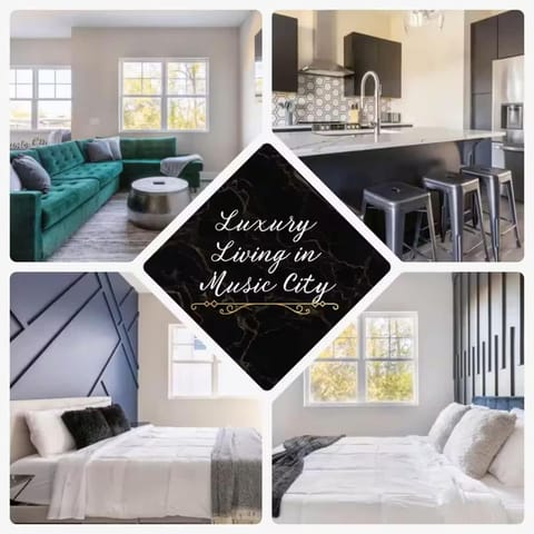 Rooftop Views 4BR 4BA 7 Beds Near Broadway House in East Nashville