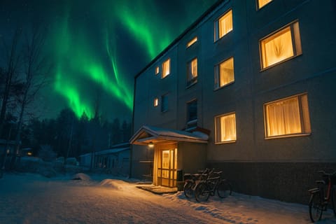 Property building, Night, Natural landscape, Winter