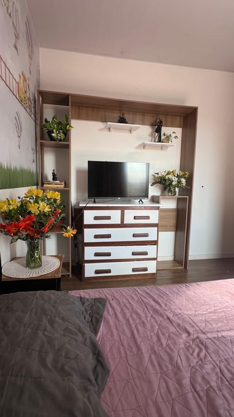 Bed, TV and multimedia, Photo of the whole room, Bedroom