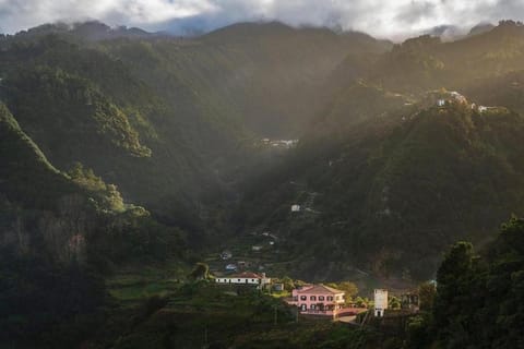 Natural landscape, Bird's eye view, Mountain view