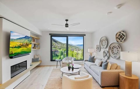 Natural landscape, TV and multimedia, Living room, Seating area