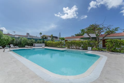 Property building, Living room, Swimming pool