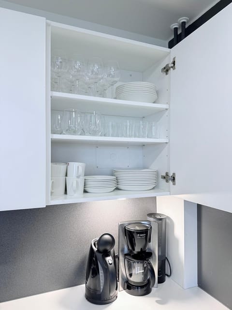 Coffee/tea facilities, Kitchen or kitchenette, toaster