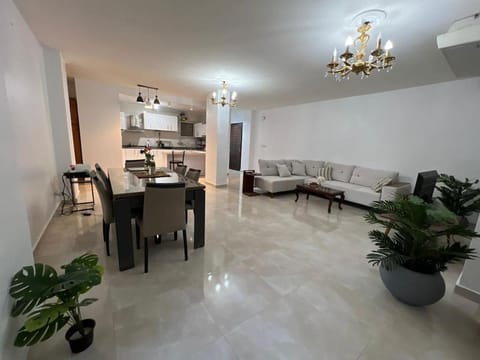 Kitchen or kitchenette, Living room, Dining area