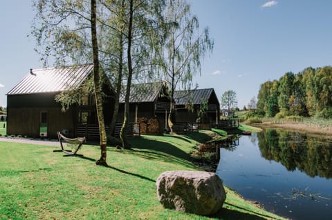 Black Resort Balia Sauna House in Pomeranian Voivodeship