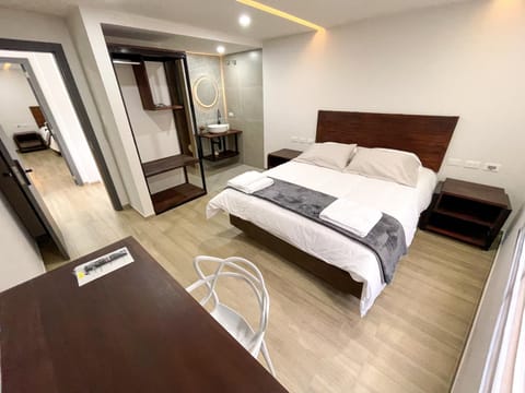 Photo of the whole room, Bedroom