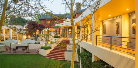 Property building, Garden view