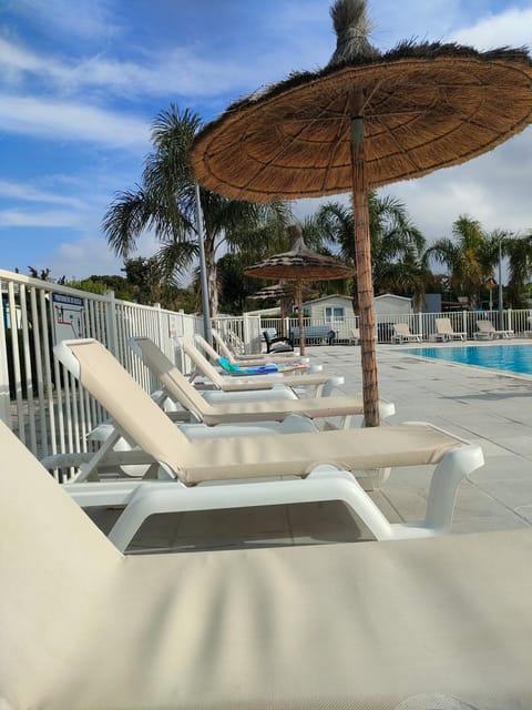 Pool view, Swimming pool, sunbed