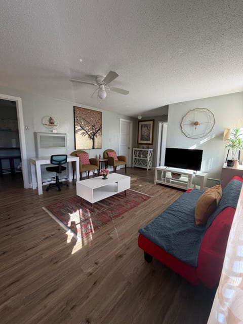 Historic 1BR Apt Kitchen Near VSU SGMC Down Town Apartment in Valdosta