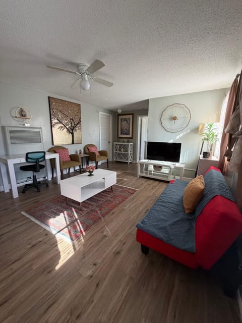 Historic 1BR Apt Kitchen Near VSU SGMC Down Town Apartment in Valdosta