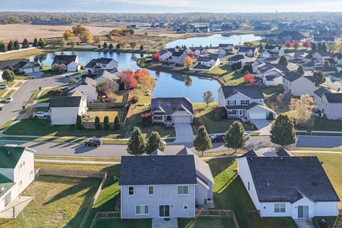 Private Yard and Pond Views Fort Wayne Family Home! House in Indiana