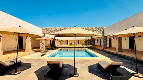 Patio, Day, Pool view, Swimming pool, sunbed