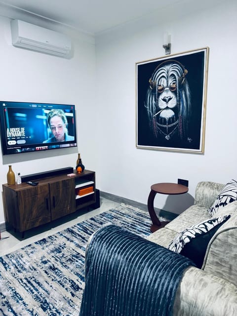Communal lounge/ TV room, TV and multimedia, Living room, Seating area, Evening entertainment, air conditioner