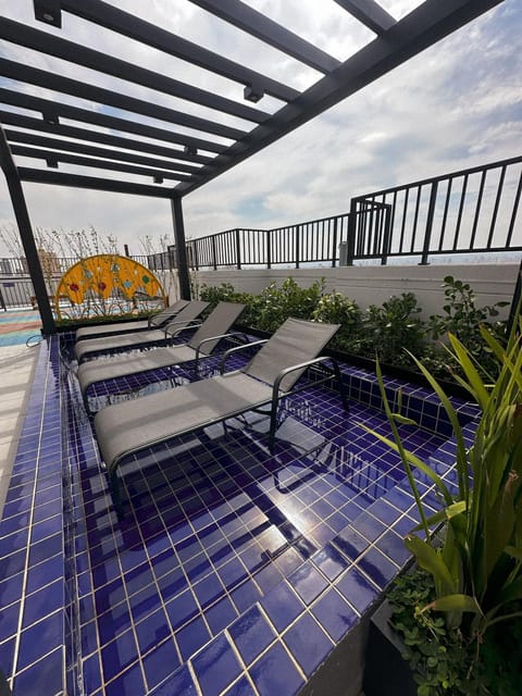 View (from property/room), Pool view, Swimming pool, Swimming pool, sunbed