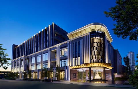 Property building, Sunset