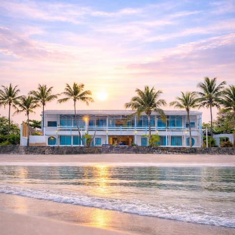 Natural landscape, Balcony/Terrace, Beach, Sea view, Sunset