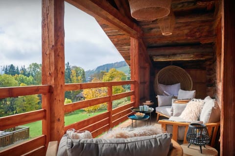 Day, Natural landscape, Summer, View (from property/room), Balcony/Terrace, Seating area, Mountain view
