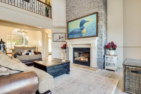 Million-Dollar Mtn Views! Gilford Gilded Loon House in Gilford