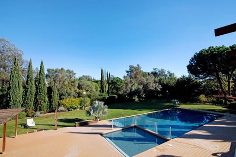 Property building, Living room, Swimming pool
