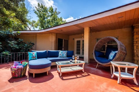 Riverfront Private Deck Family Games Wurstfest Fun House in Seguin