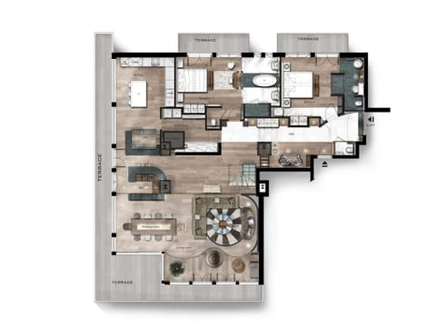 Duplex Luxe Courchevel 1850, ski aux pieds, 4 chambres - FR-1-772-9 Apartment in Saint-Bon-Tarentaise