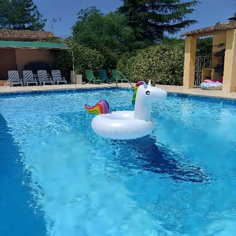 Property building, Living room, Swimming pool