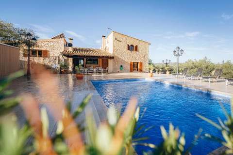 Property building, Living room, Swimming pool