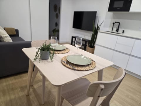 Kitchen or kitchenette, Living room