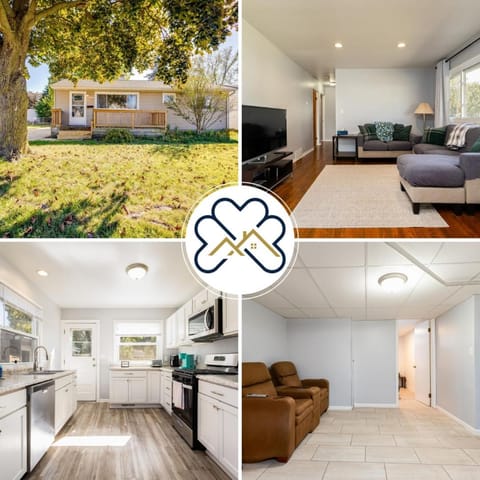 The Gold Charm - 5BR 2BA Home 1mi to ND Campus House in Mishawaka